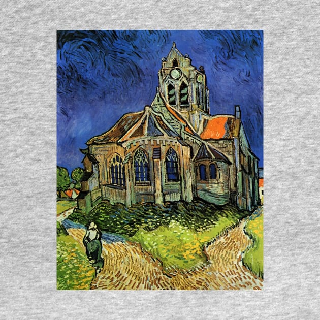 Church at Auvers by Vincent van Gogh by MasterpieceCafe